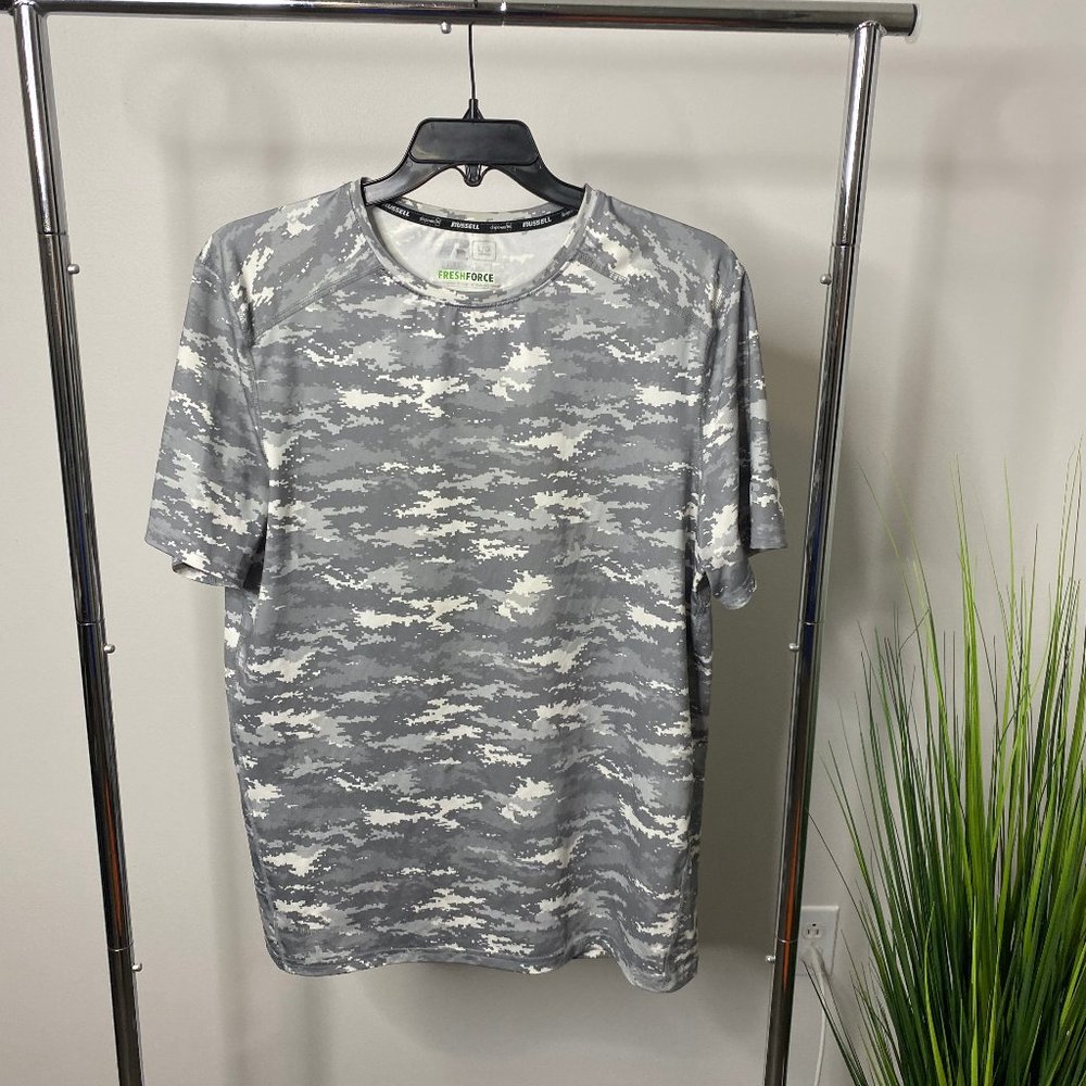 Digital Camo Workout Shirt